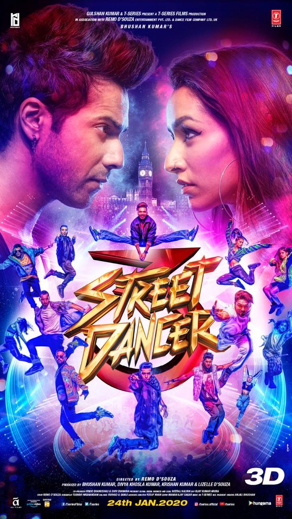 دانلود فیلم هندی Street Dancer 3D 2020