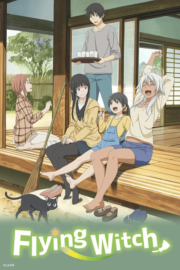 تماشای انیمه جادوگر پرنده Flying Witch