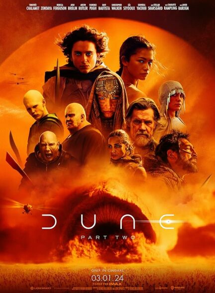 تماشای فیلم تلماسه 2 قسمت دوم Dune Part Two 2024 دوبله و زیرنویس فارسی